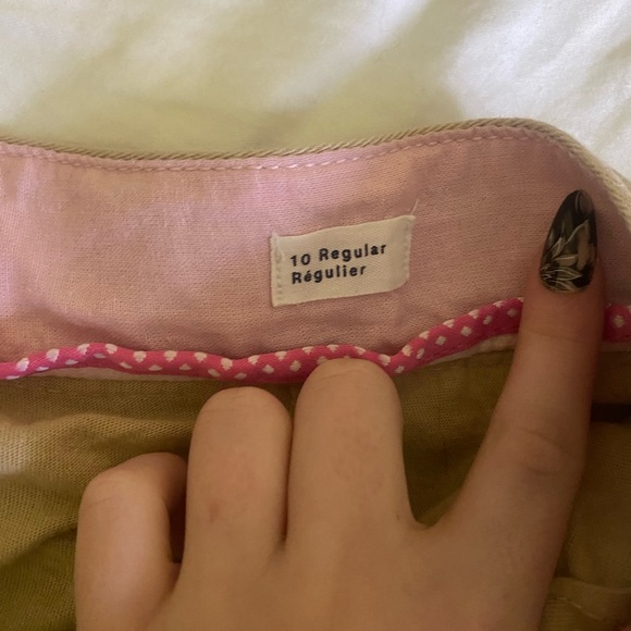 beige khaki school girl skirt with an adjustable waist.｡.:*☆ - Picture 6 of 7